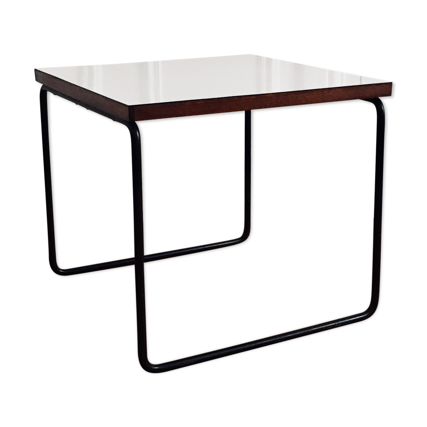 Vintage coffee table "flying" signed Pierre Guariche