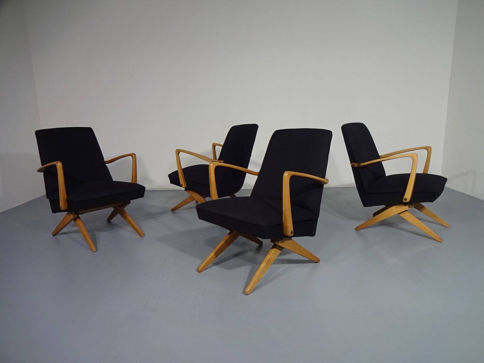 Mid-Century Scissor Chair from Knoll, Germany, 1950s