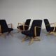 Mid-Century Scissor Chair from Knoll, Germany, 1950s