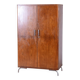 Bauhaus Walnut Wardrobe by Robert Slezak, Czechia, 1930s