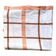 Nappe carrée vintage quadrillée 120X120