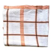 Nappe carrée vintage quadrillée 120X120