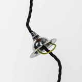 Ornate moulded art deco opaline pendant lamp