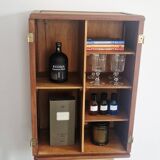 1950s handcrafted cabinet - Solid mahogany wood - Unique piece