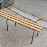 Vintage bench from the 60s - school - administration - parish - convent