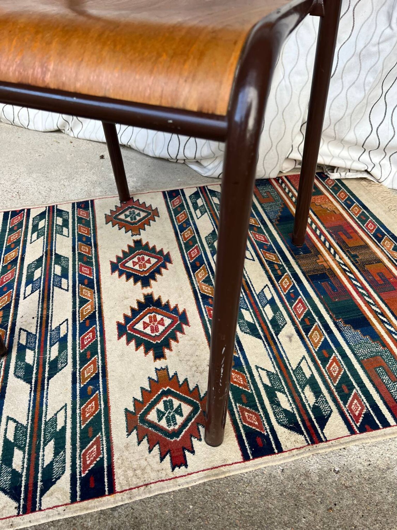 Chaise d’école vintage