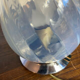 Suspension en verre et métal Art Déco