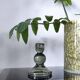 Bougeoir design en verre teinté