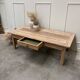 Coffee table and firm.