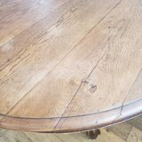 Table à pied central du 19e siècle avec rallonges -16 couverts