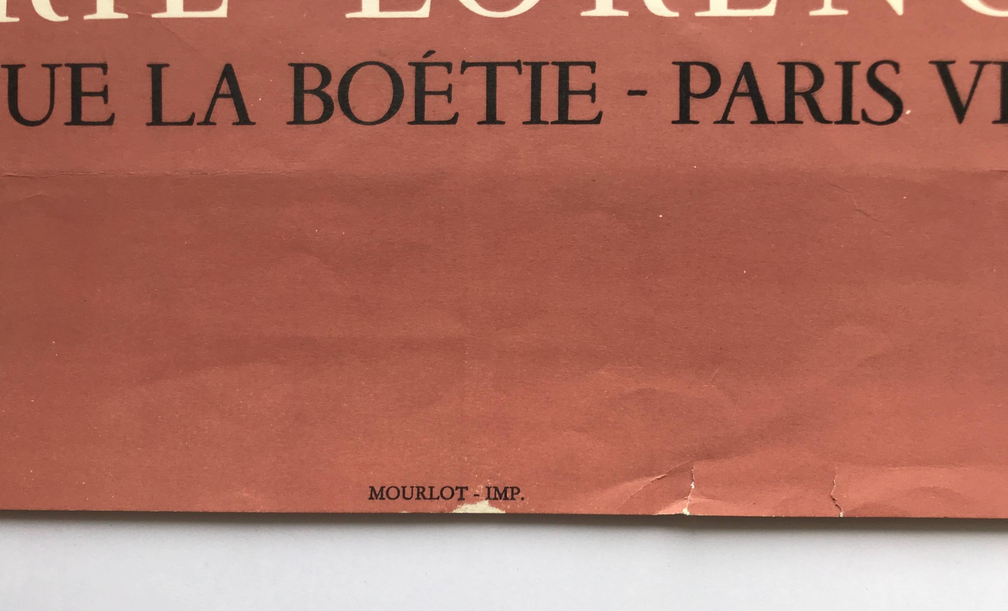 François pompon, galerie lorenceau, 1962. original mourlot photo-lithograph poster