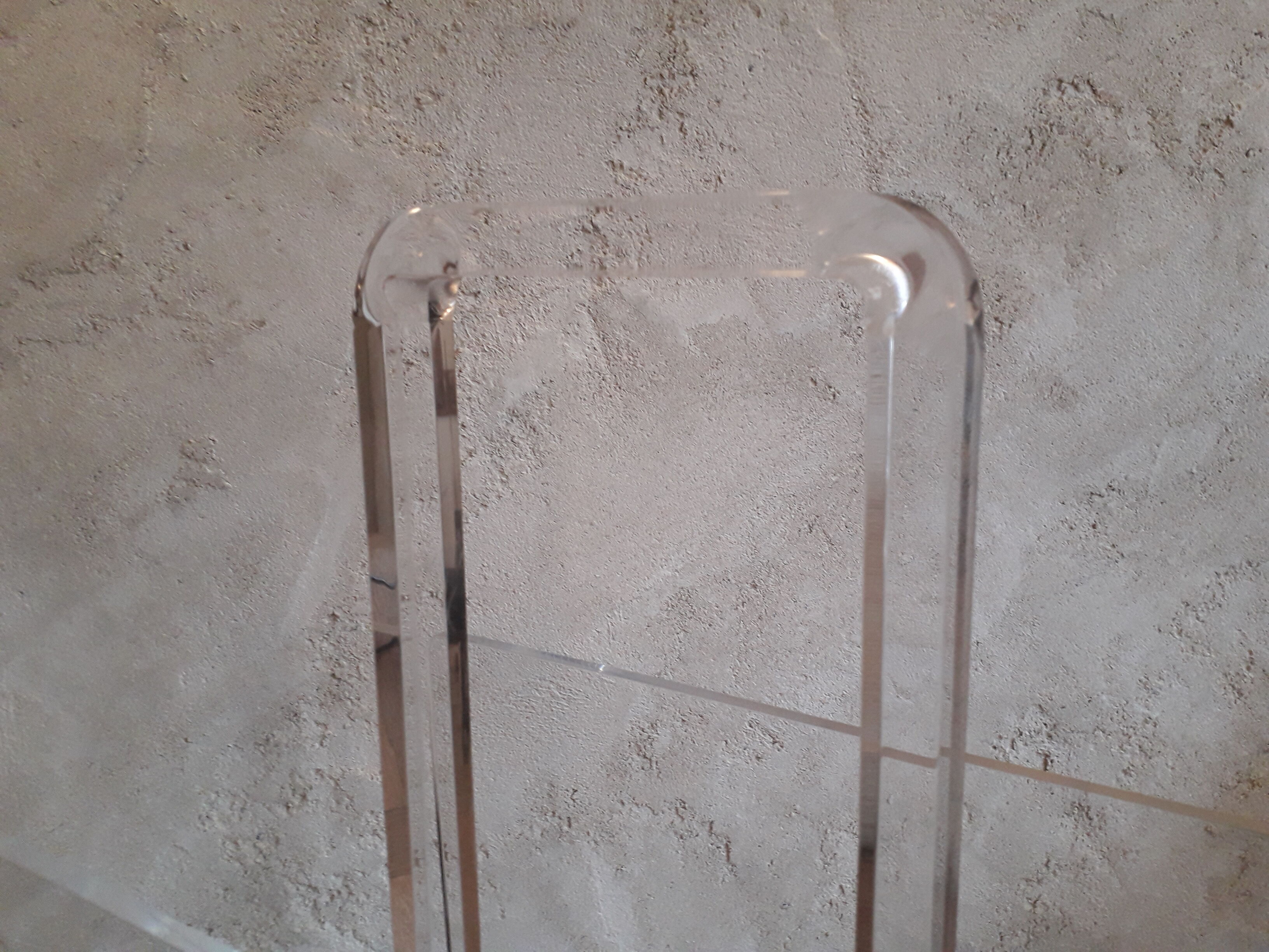 Vintage Plexiglas magazine holder