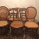Lot de 6 chaises anciennes en bois