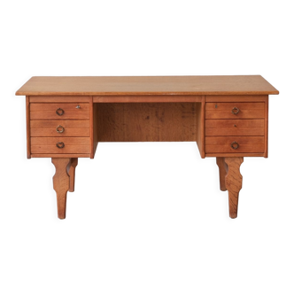 Oak danish mid-century desk