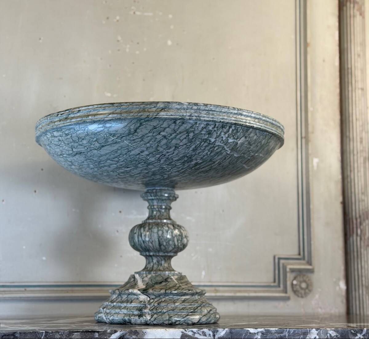 Footed cup, Campan marble tazza around 1880