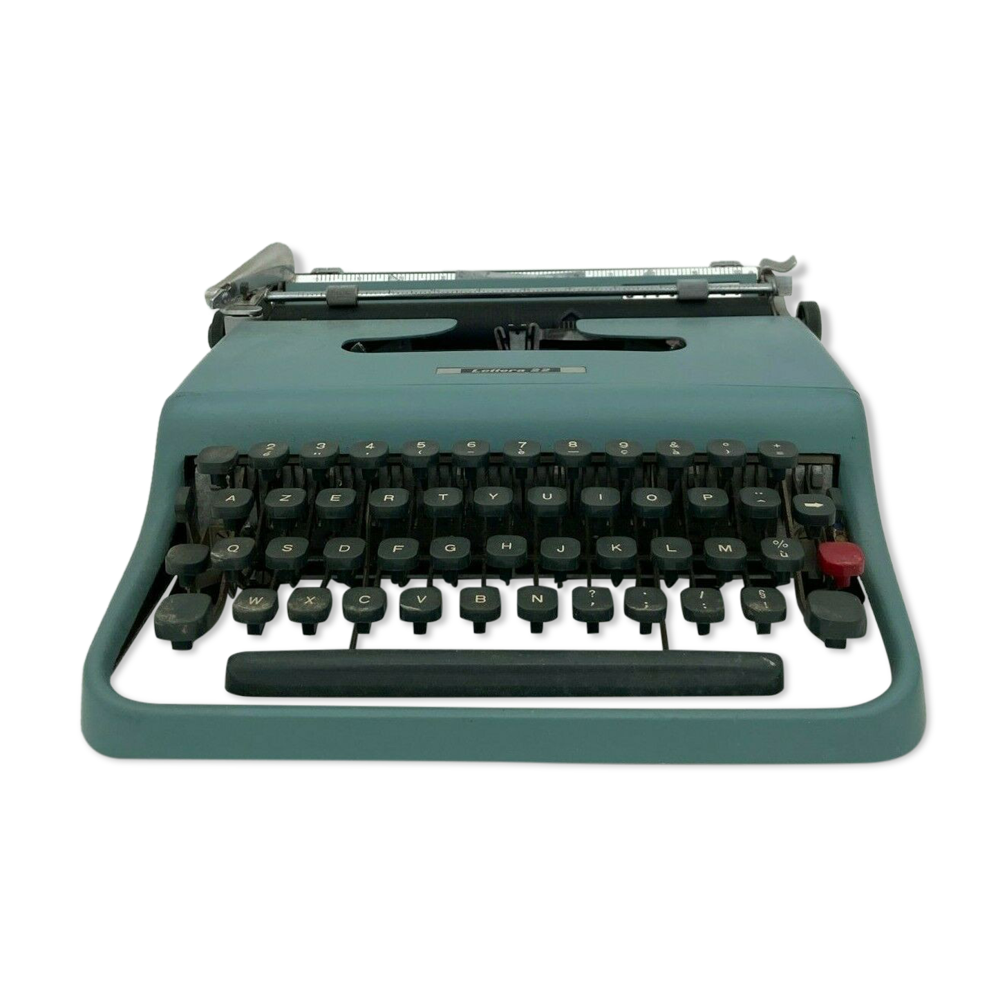 Machine a ecrire portative olivetti lettera 22 6 111 housse 1950 vintage