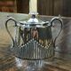 English silver plated sugar bowl
