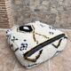Handmade Berber Kilim pouf, floor cushion.