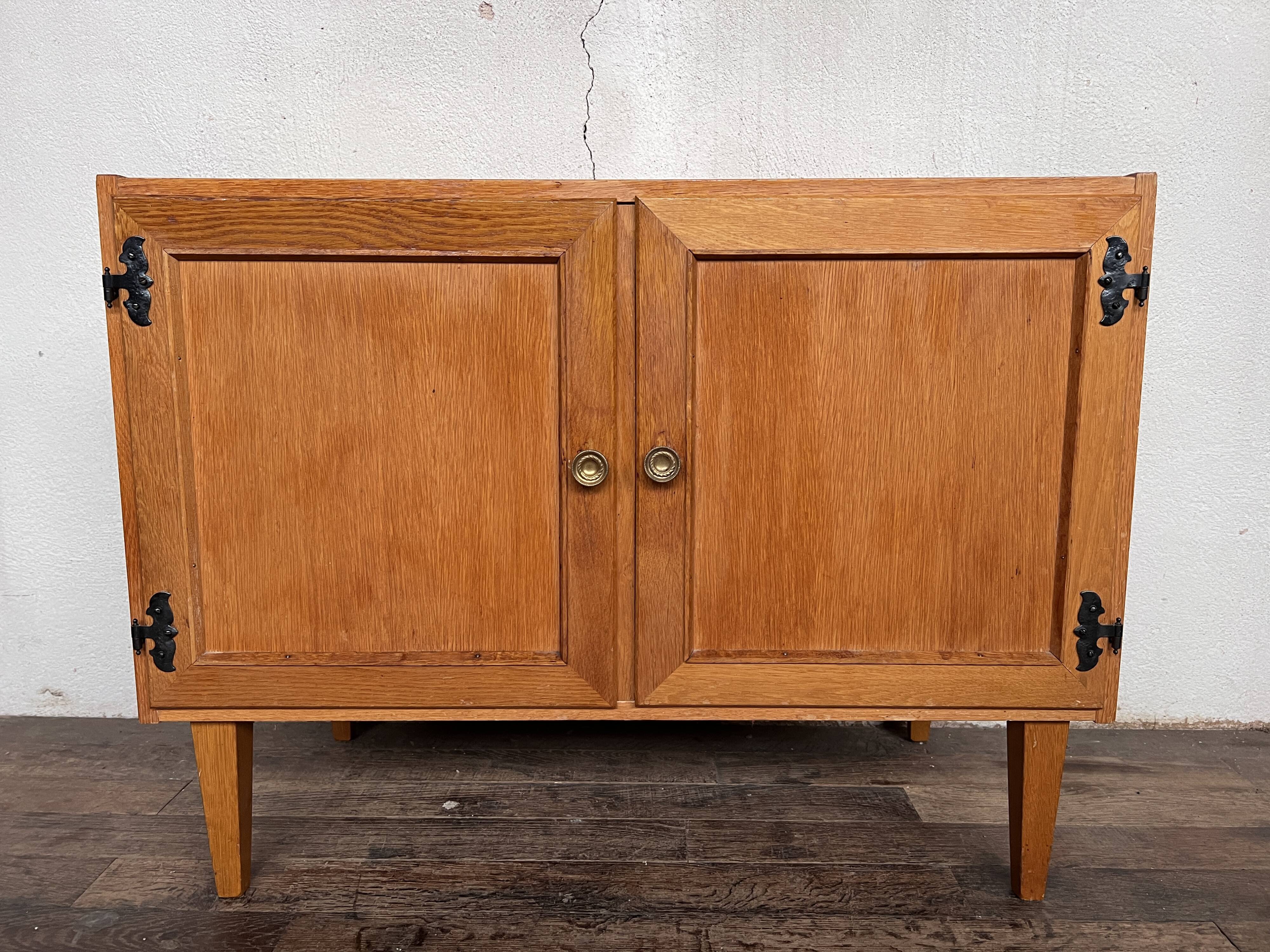 Vintage sideboard in light oak 1960