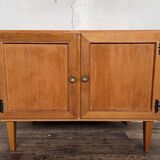 Vintage sideboard in light oak 1960