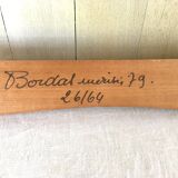 Louis XV-style basket bed and 2 convertible armchairs