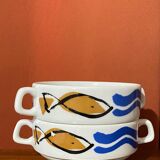Duo large seaside cups
