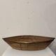 Corbeille « bateau » bambou et laiton 1970