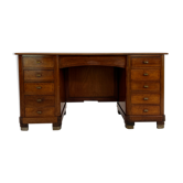 Old office 40s - 50s in wood, marquetry and brass