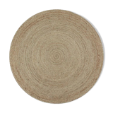 Round carpet in natural jute 70 cm
