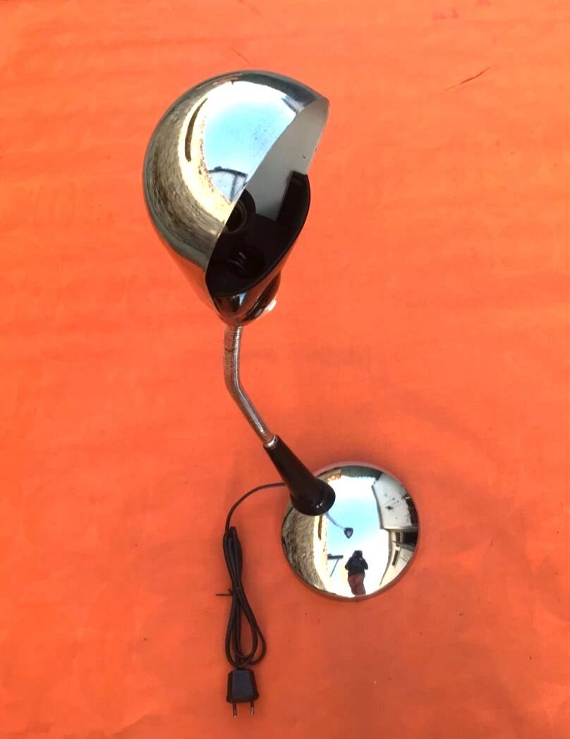 Lampe de bureau italienne dans le style d'Angelo Gaetano Sciolari, années 1970