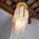 Pendant lamp "Leaves" by Mazzega in Murano glass, Italy, 1970