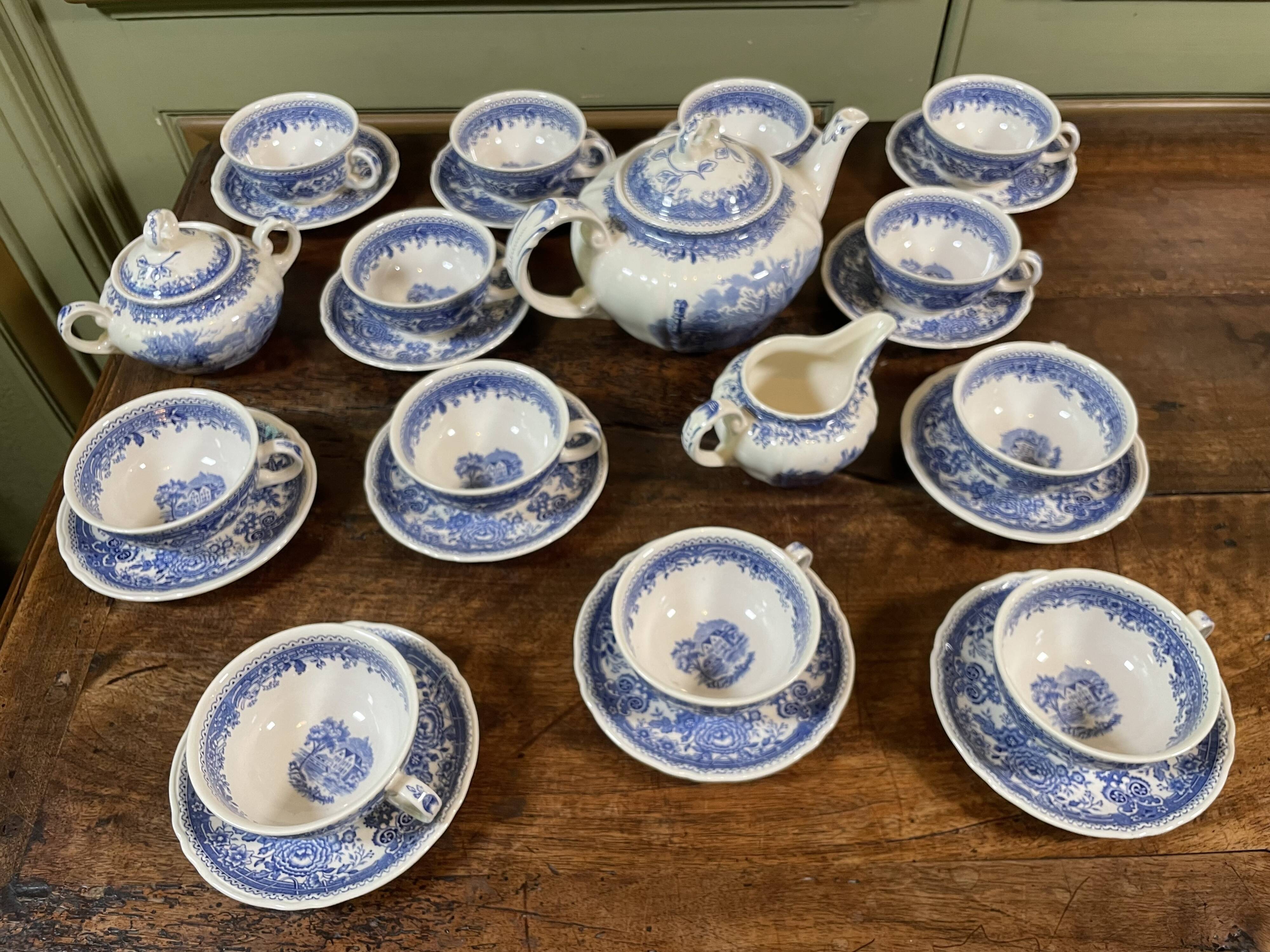 Service Villeroy & Boch Burgenland 82 pièces (années 1950)