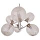 Large Midcentury Galaxy Sputnik Chandelier, Germany, 1970s