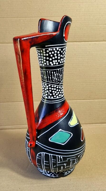 Vase Lamberto Mancnelli from Deruta Italy 50s