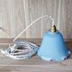 Baladeuse vintage bleue pastel