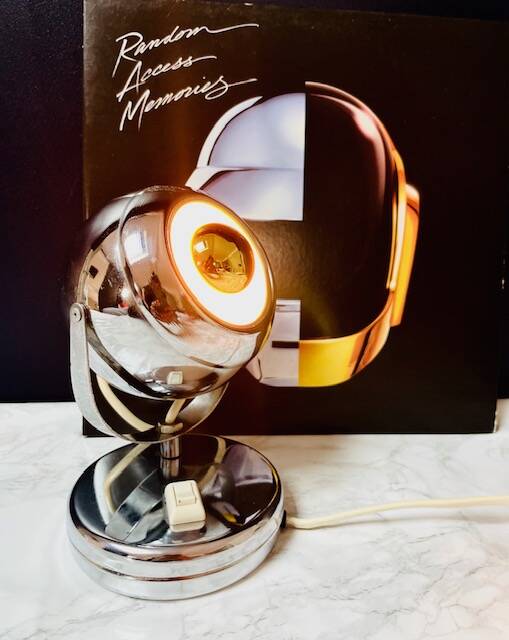 Space Age Chrome Eyeball Lamp 50s - 60s