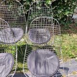 6 Wire chairs
