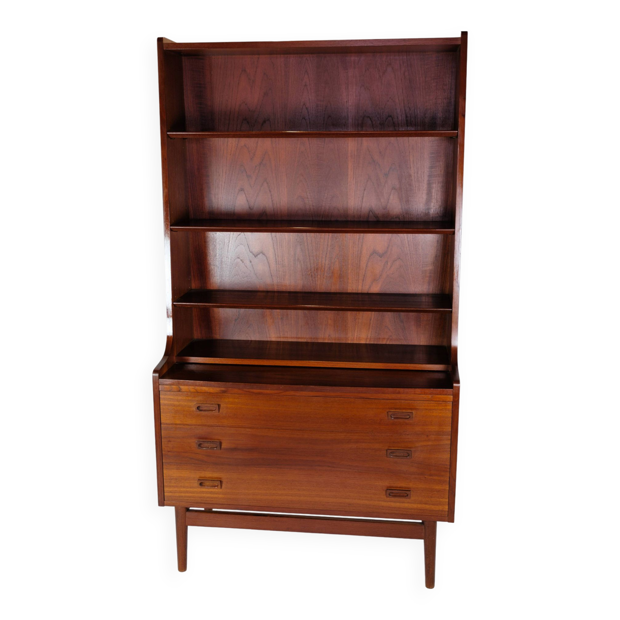 Bookcase Made In Teak wood  By Johannes Sorth Made By Bornholms Møbelfabrik From 1960s