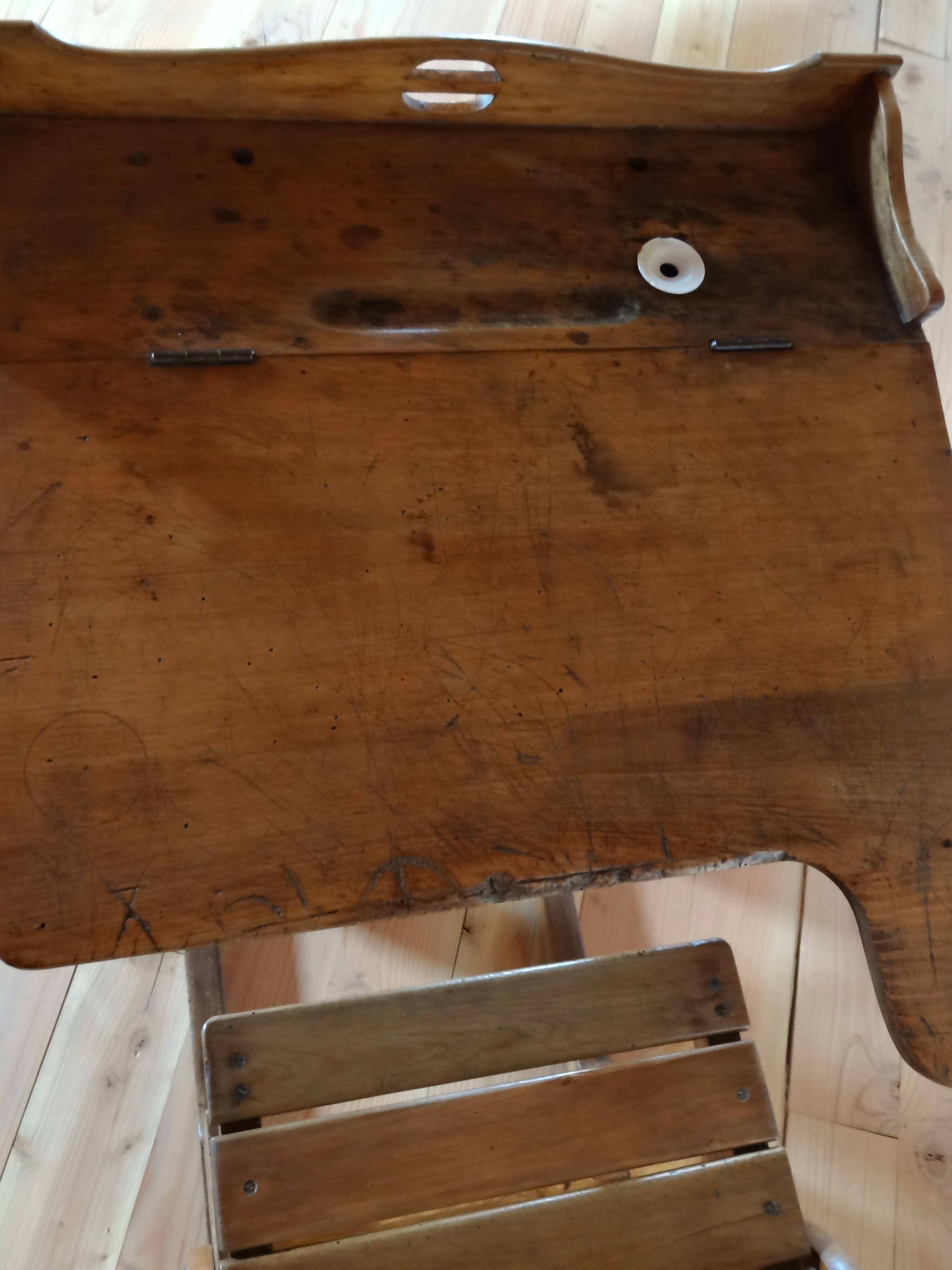 old school desk