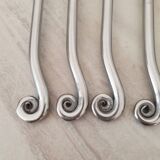 Twisted metal forks / spiral cutlery / twist