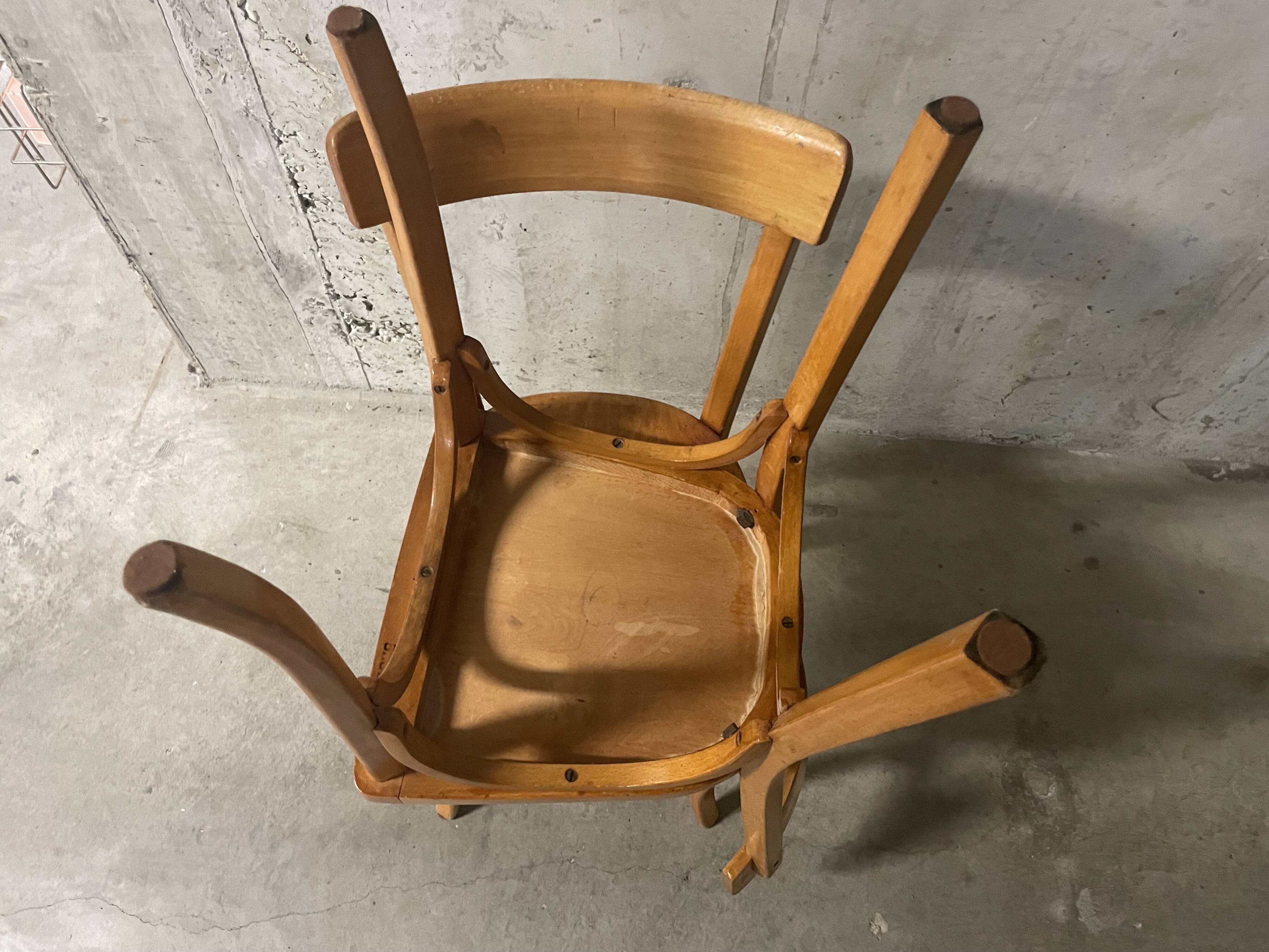 Chaises de bistrot Baumann