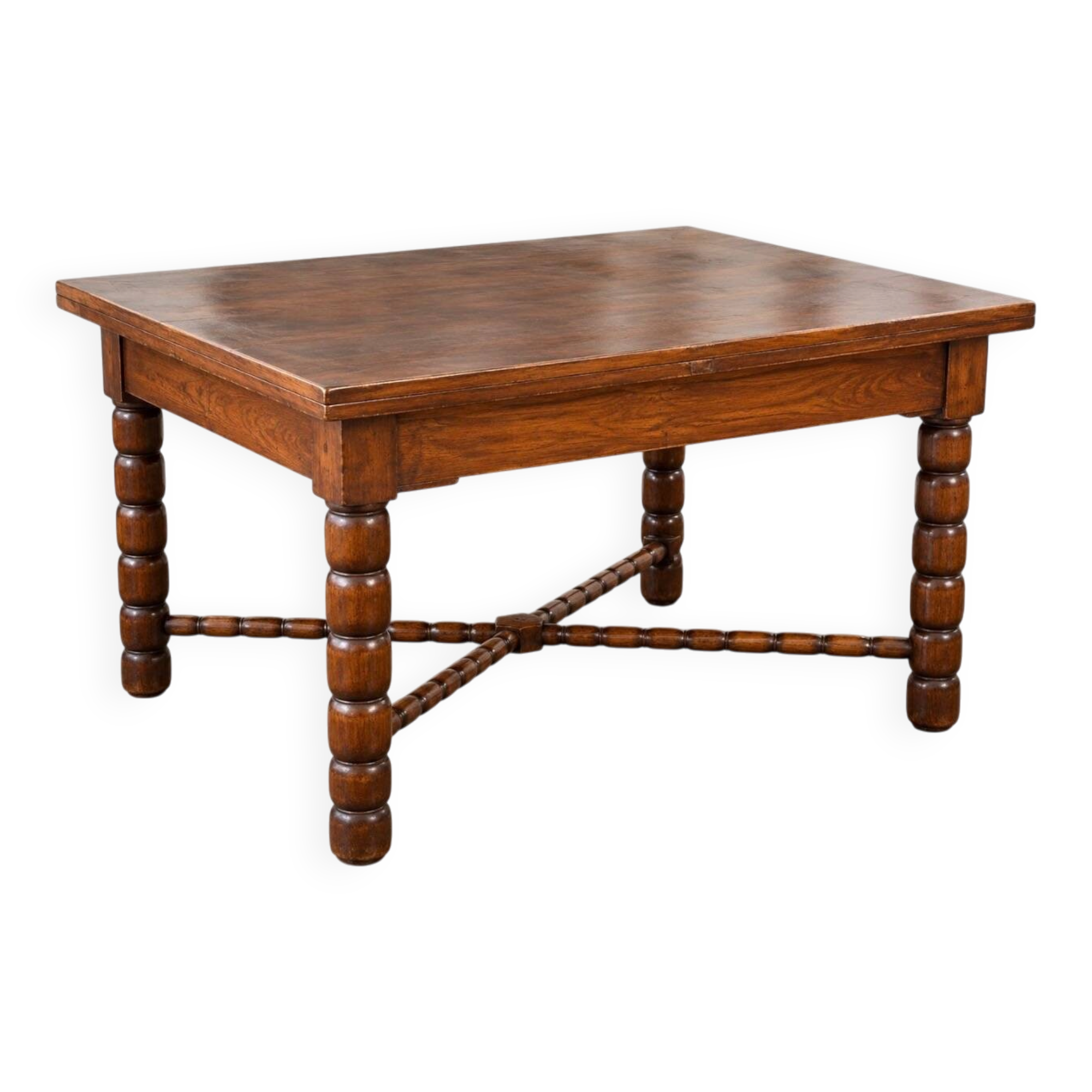 Dining table with extensions Charles Dudouyt 1940