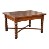 Dining table with extensions Charles Dudouyt 1940