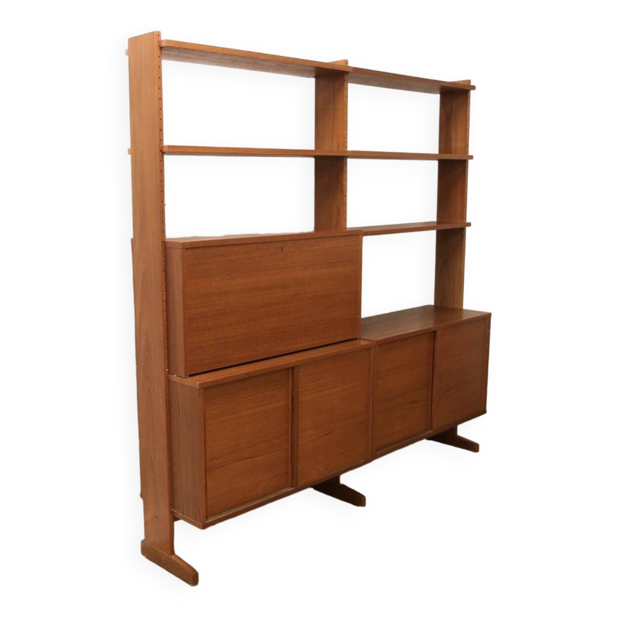 Scandinavian “String Parad” teak bookcase, Sweden, 1960