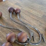 Bentwood/1900s style wall-mounted coat rack