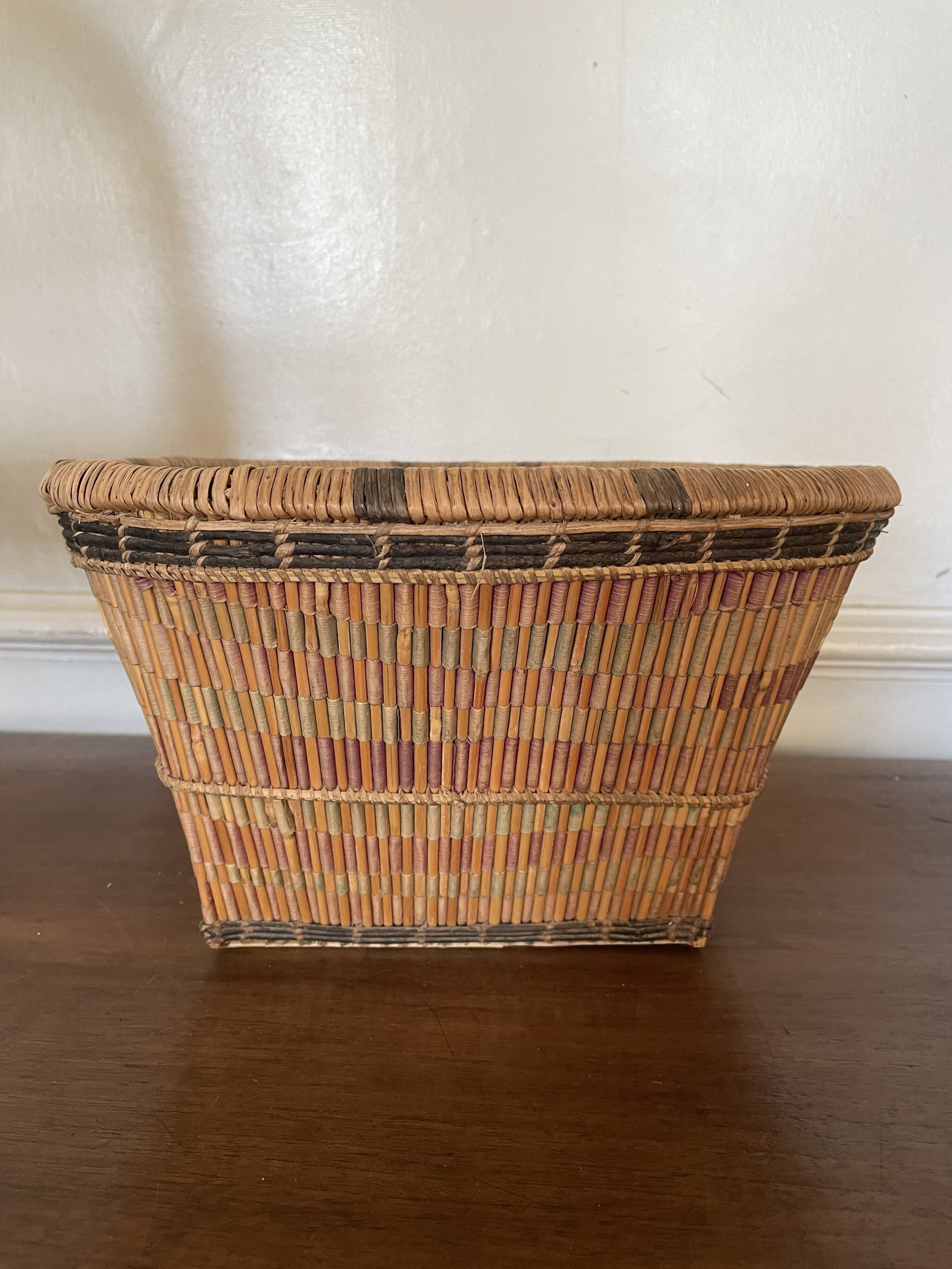 Asian Natural Fibre Basket
