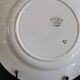 4 white earthenware dinner plates by k&g Lunéville blue blida model