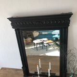 Mirror black trumeau - 107x81cm
