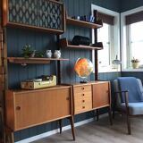 Norwegian teak storage furniture, Ergo model, 2 modules by Blindheim