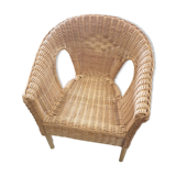 Fauteuil rotin enfant